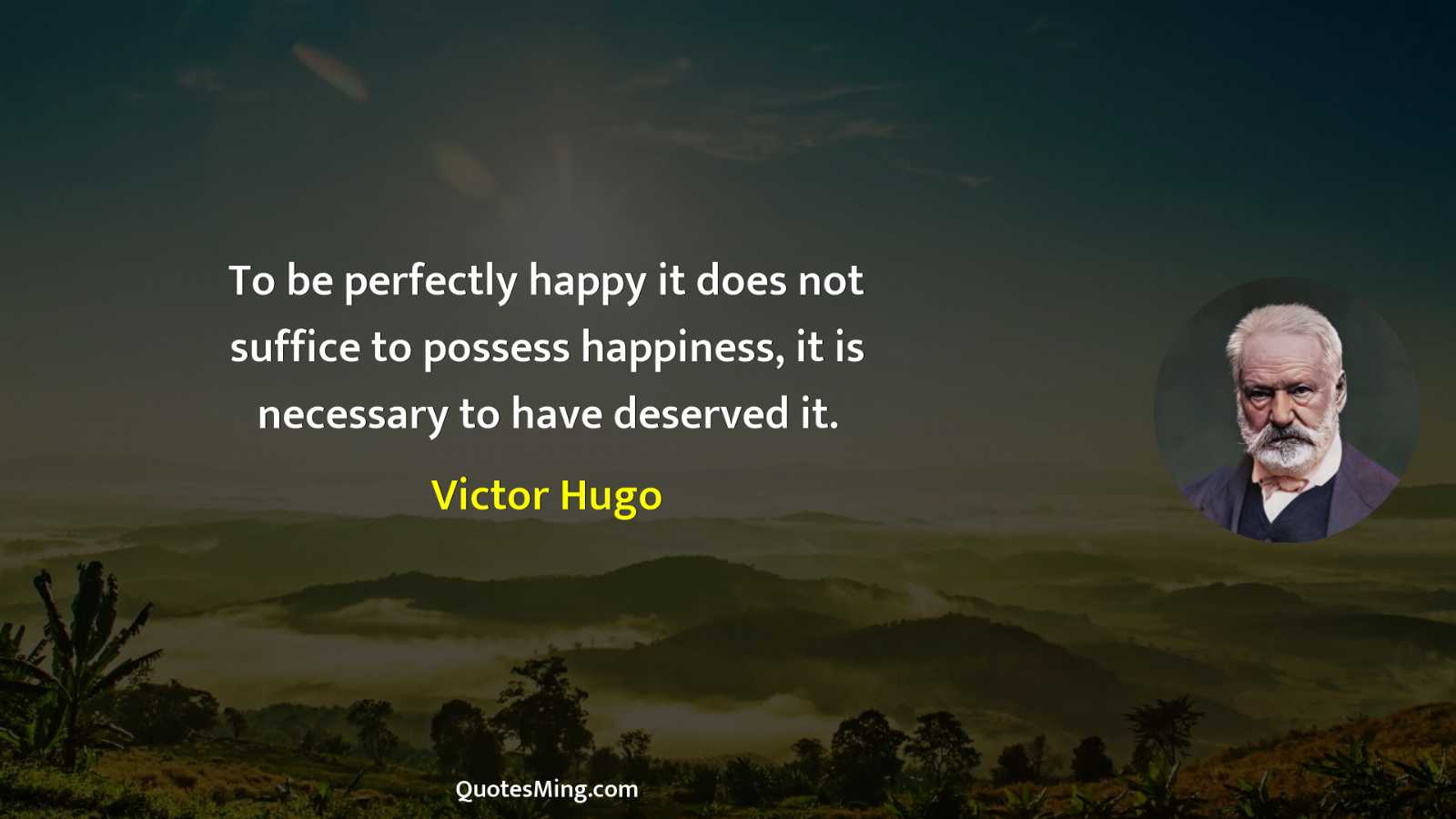 To be perfectly happy it does not suffice to possess