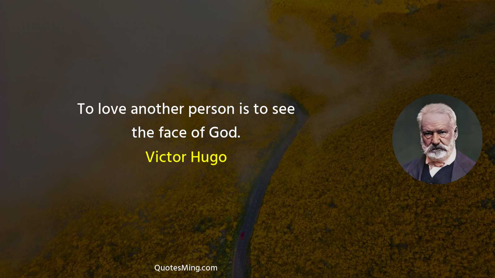 To love another person is to see the face of