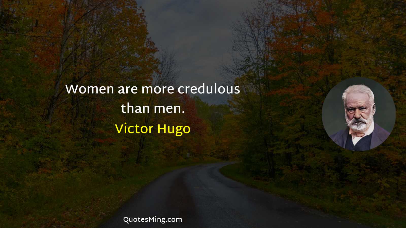 Women are more credulous than men