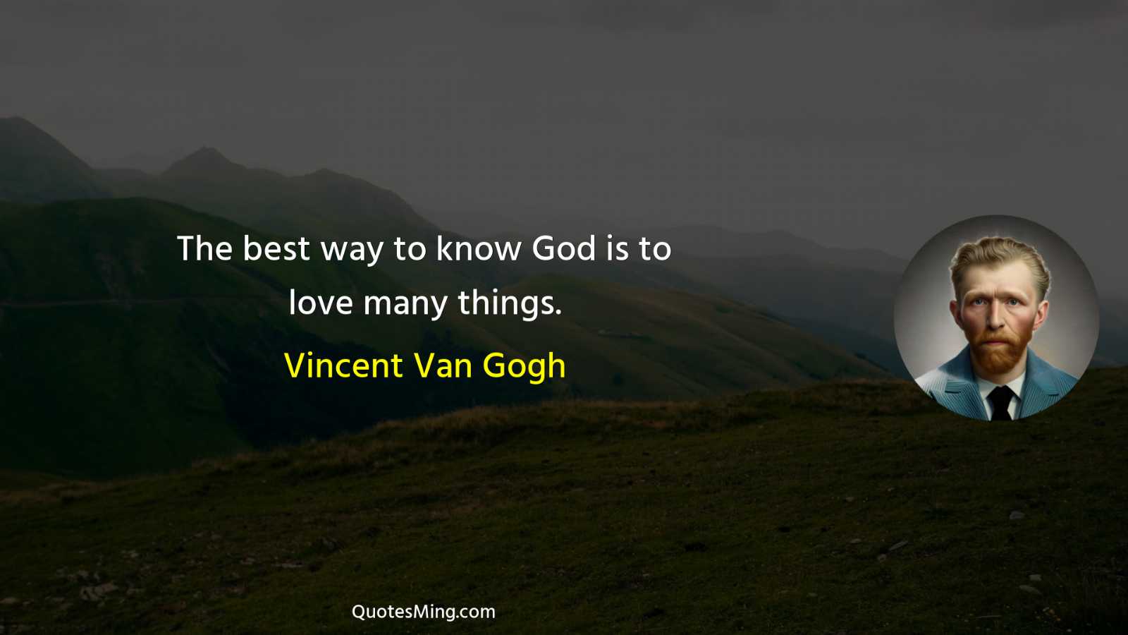 The best way to know God is to love many