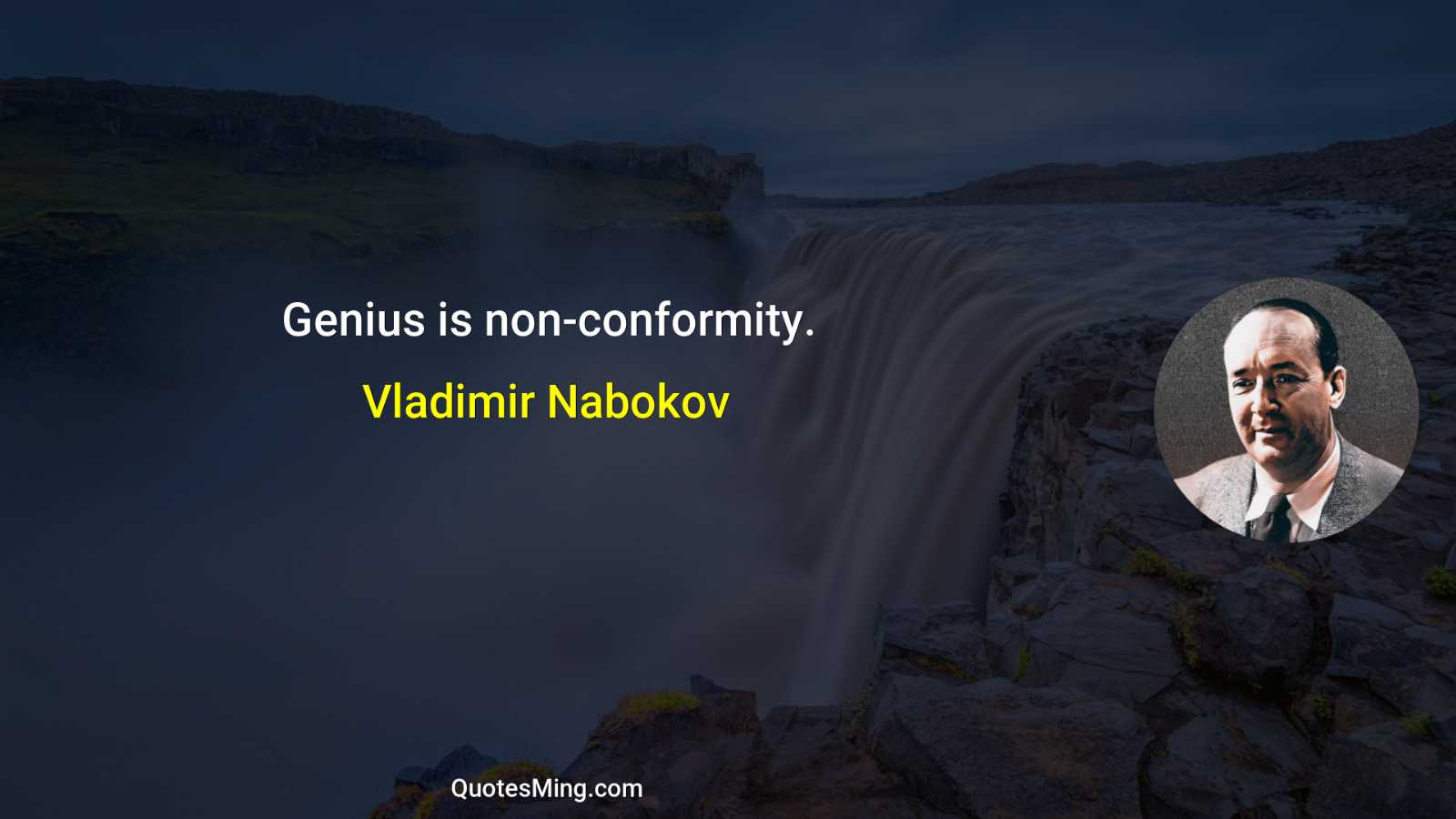 Genius is non-conformity