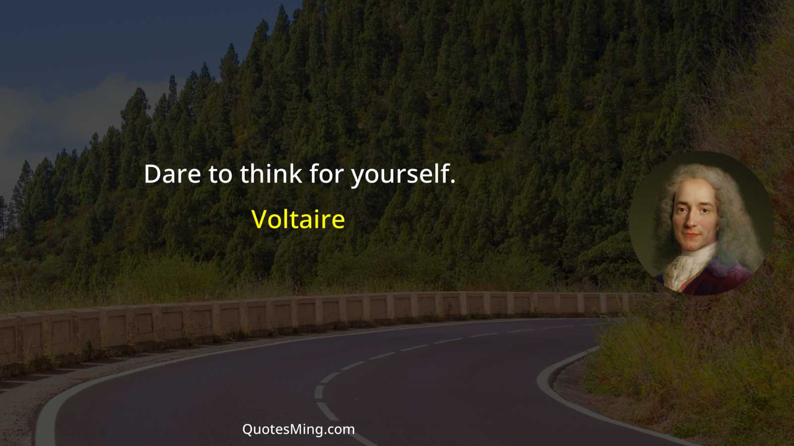 Dare to think for yourself