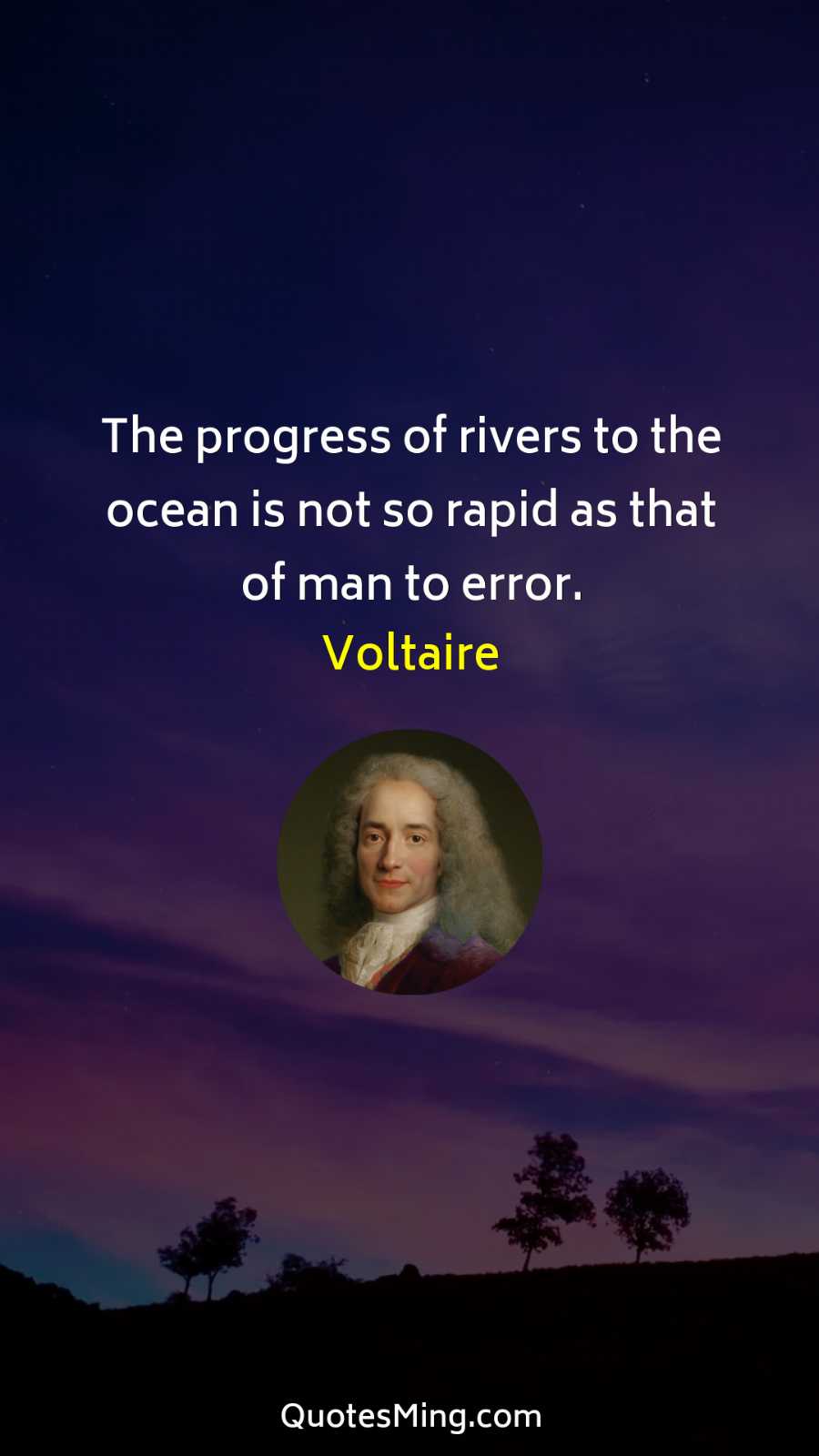 The progress of rivers to the ocean is not so