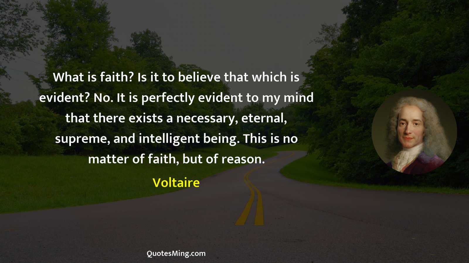 What is faith? Is it to believe that which is