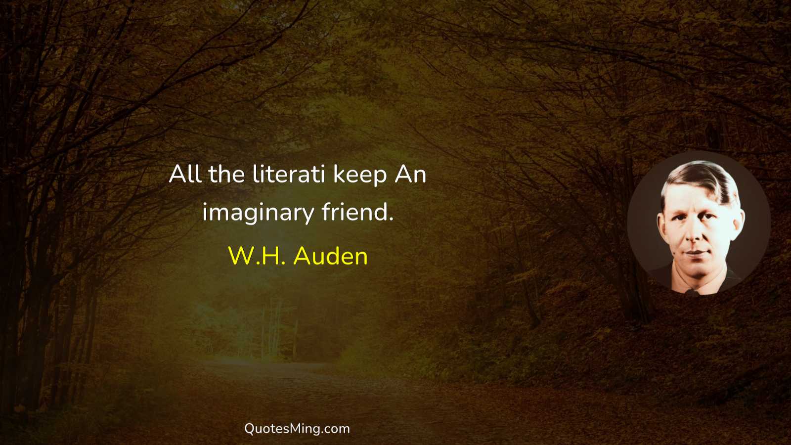 All the literati keep An imaginary friend