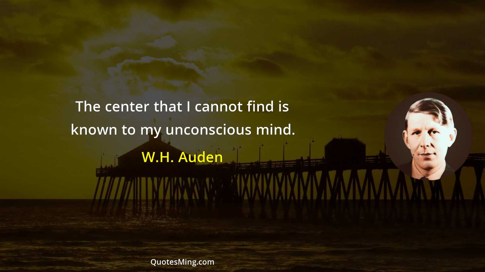 The center that I cannot find is known to my