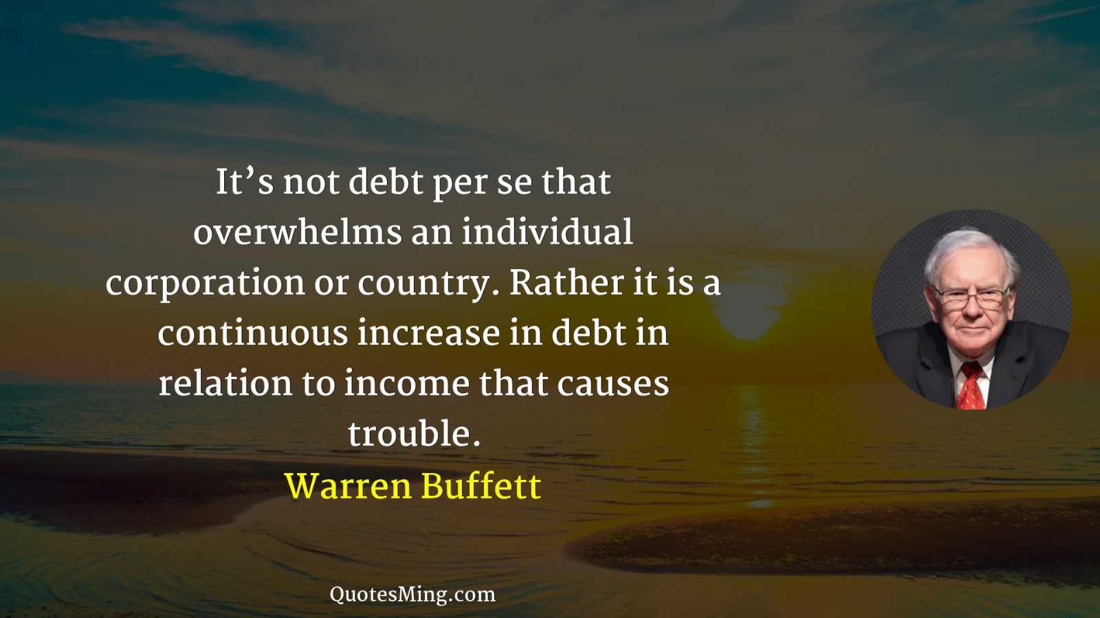 It’s not debt per se that overwhelms an individual corporation