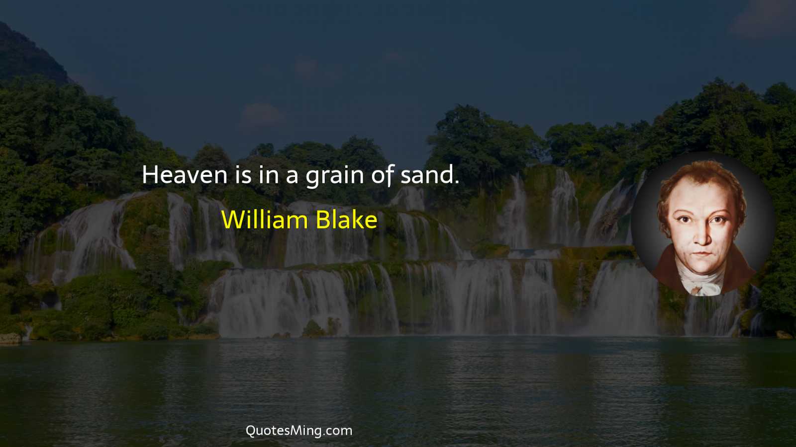 Heaven is in a grain of sand