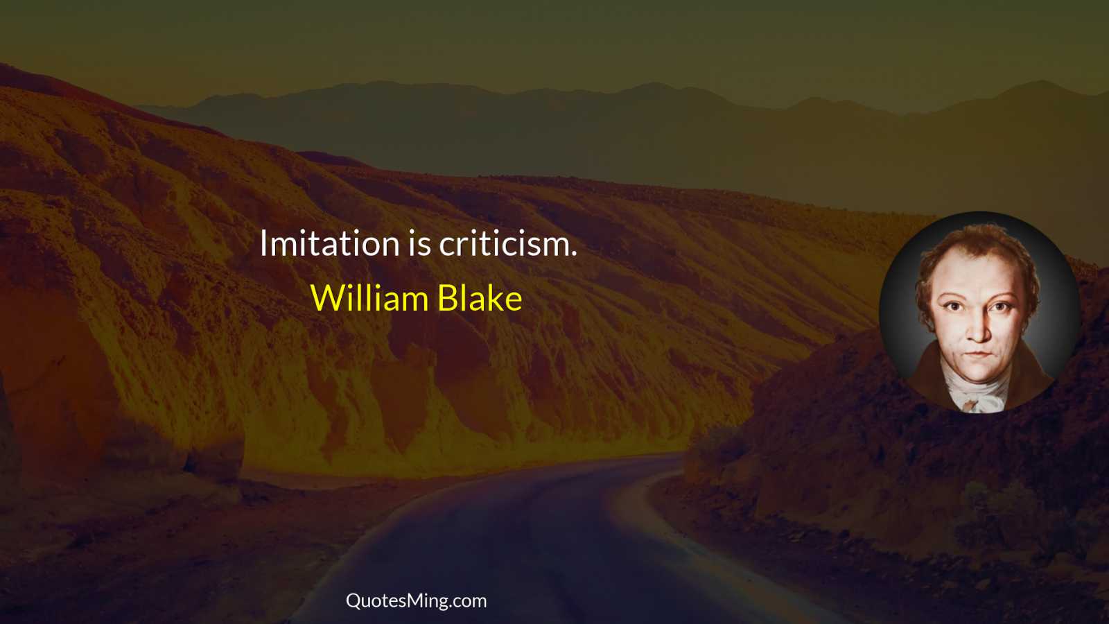 Imitation is criticism