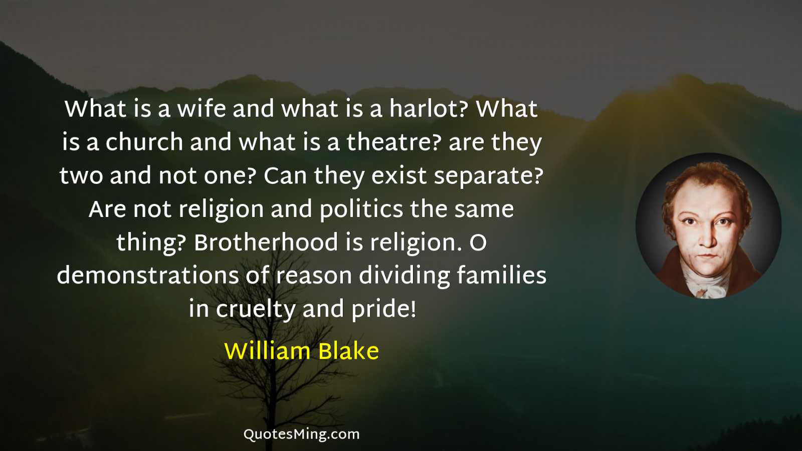 What is a wife and what is a harlot? What