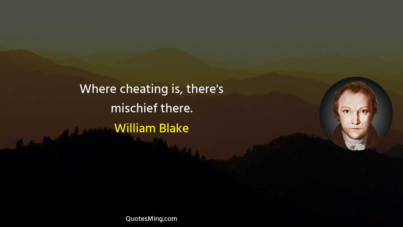 Where cheating is there's mischief there