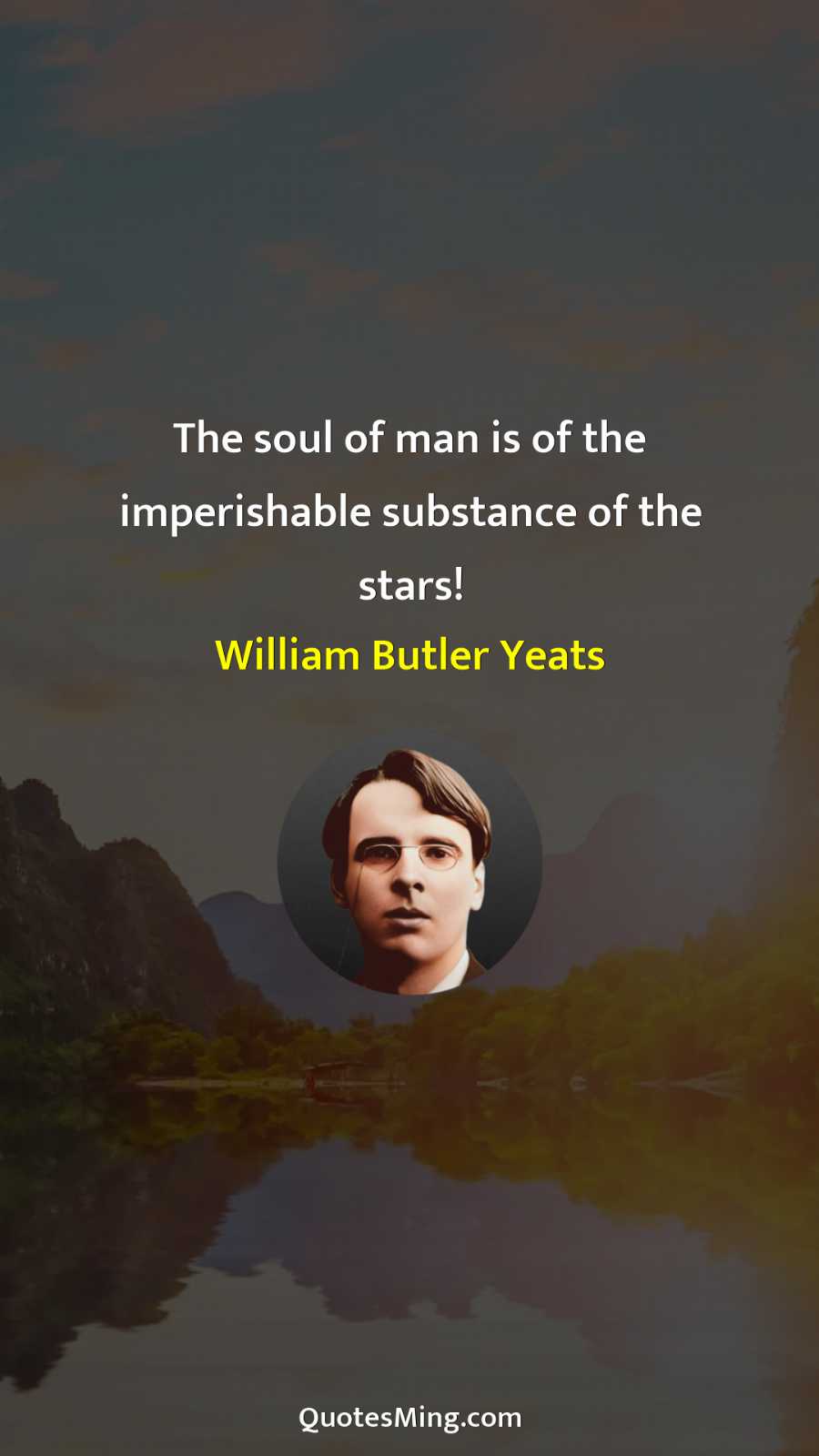 The soul of man is of the imperishable substance of