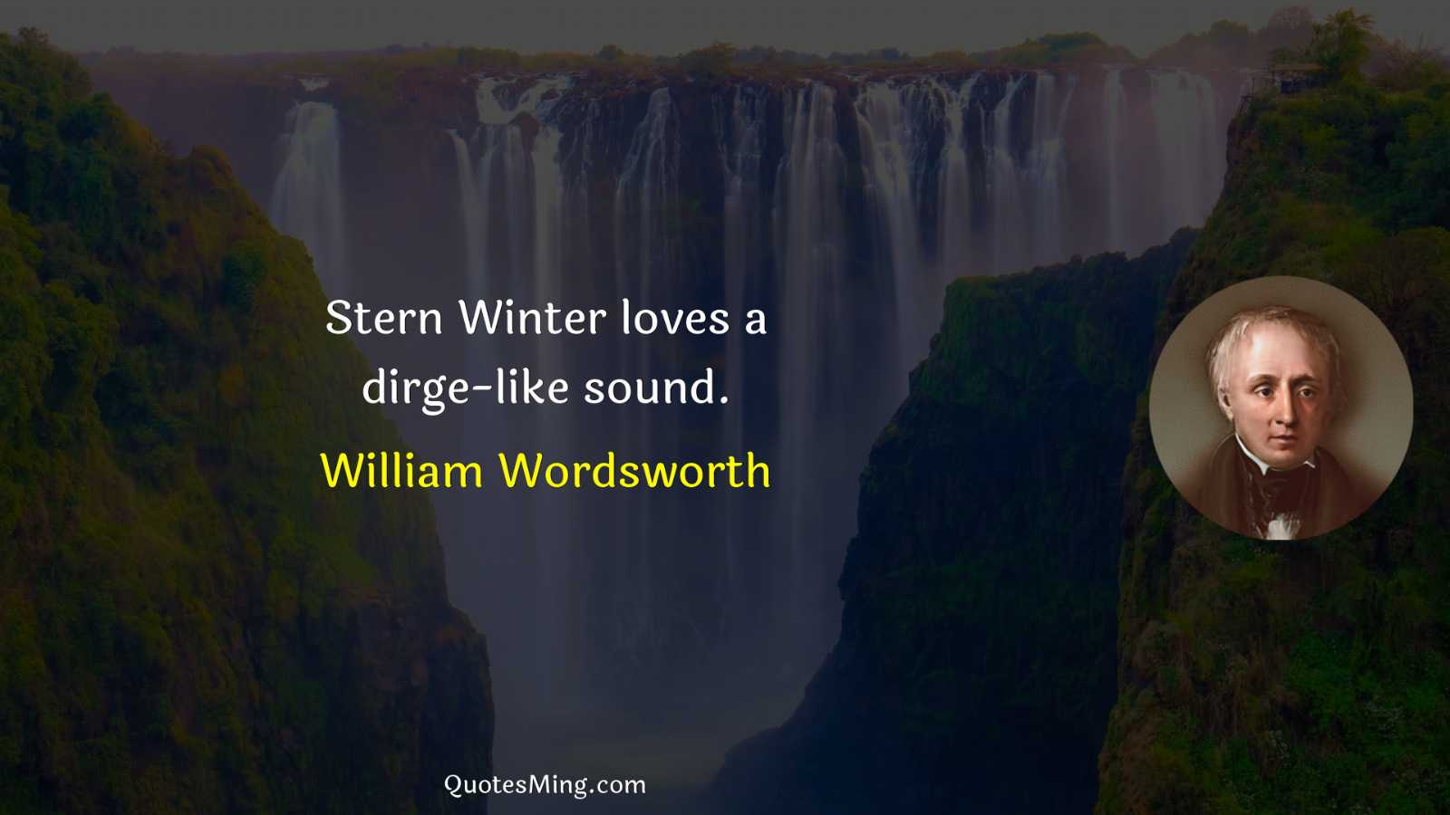 Stern Winter loves a dirge-like sound