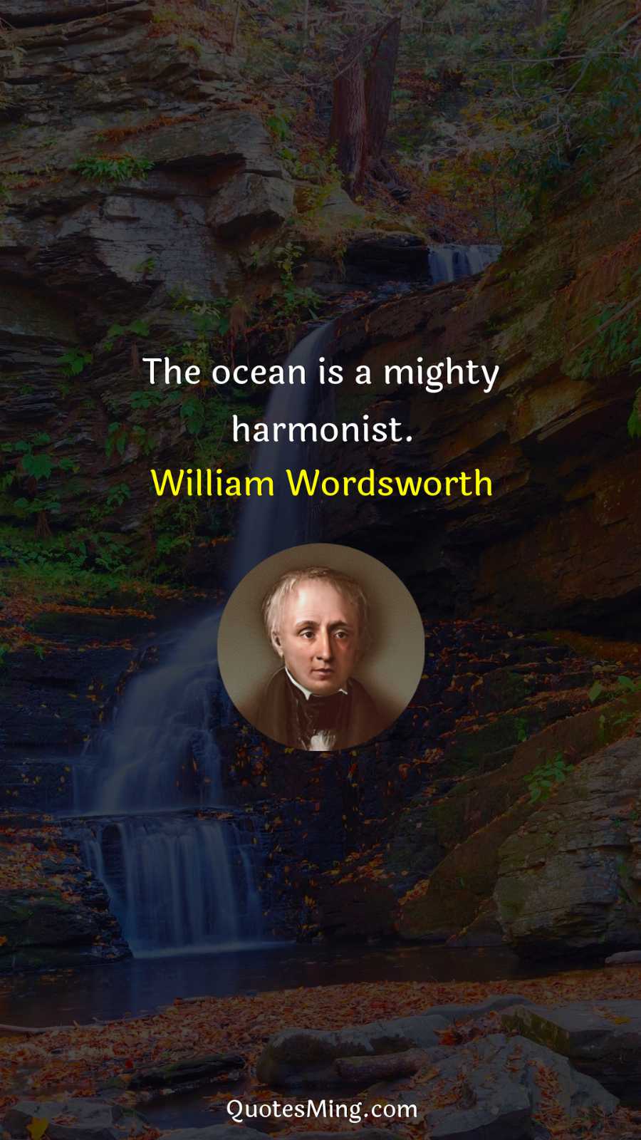 The ocean is a mighty harmonist