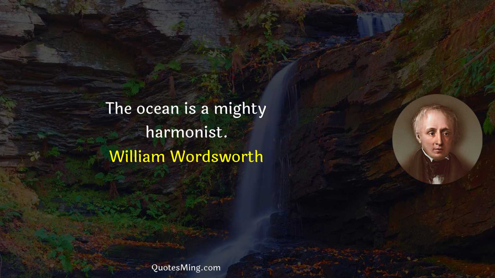 The ocean is a mighty harmonist