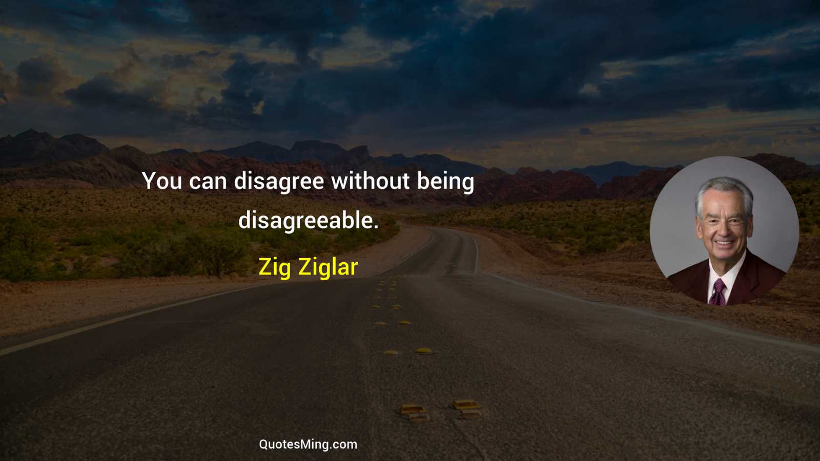 You can disagree without being disagreeable